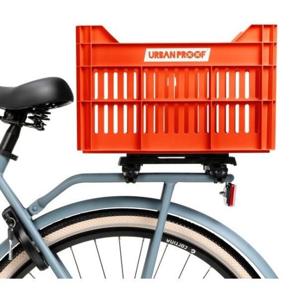 Gerecyclede Fietskrat Urban Proof Click 30 Liter - Oranje