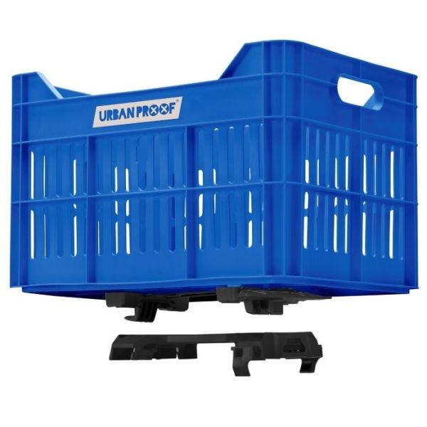 Gerecyclede fietskrat Urban Proof Click 30 liter - koningsblauw
