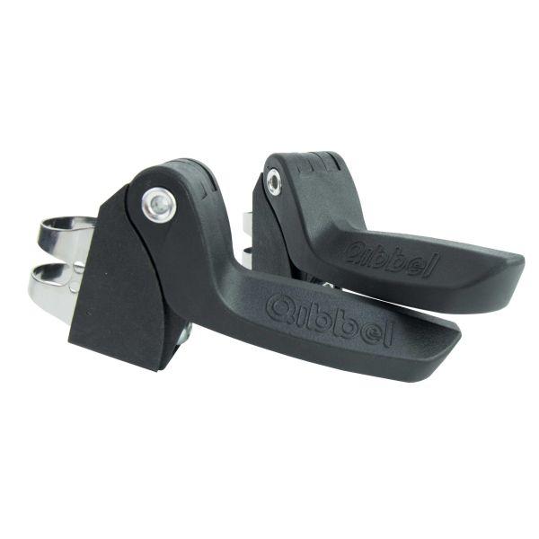 Voetsteunen Qibbel Junior 6+ (2 stuks) - zwart