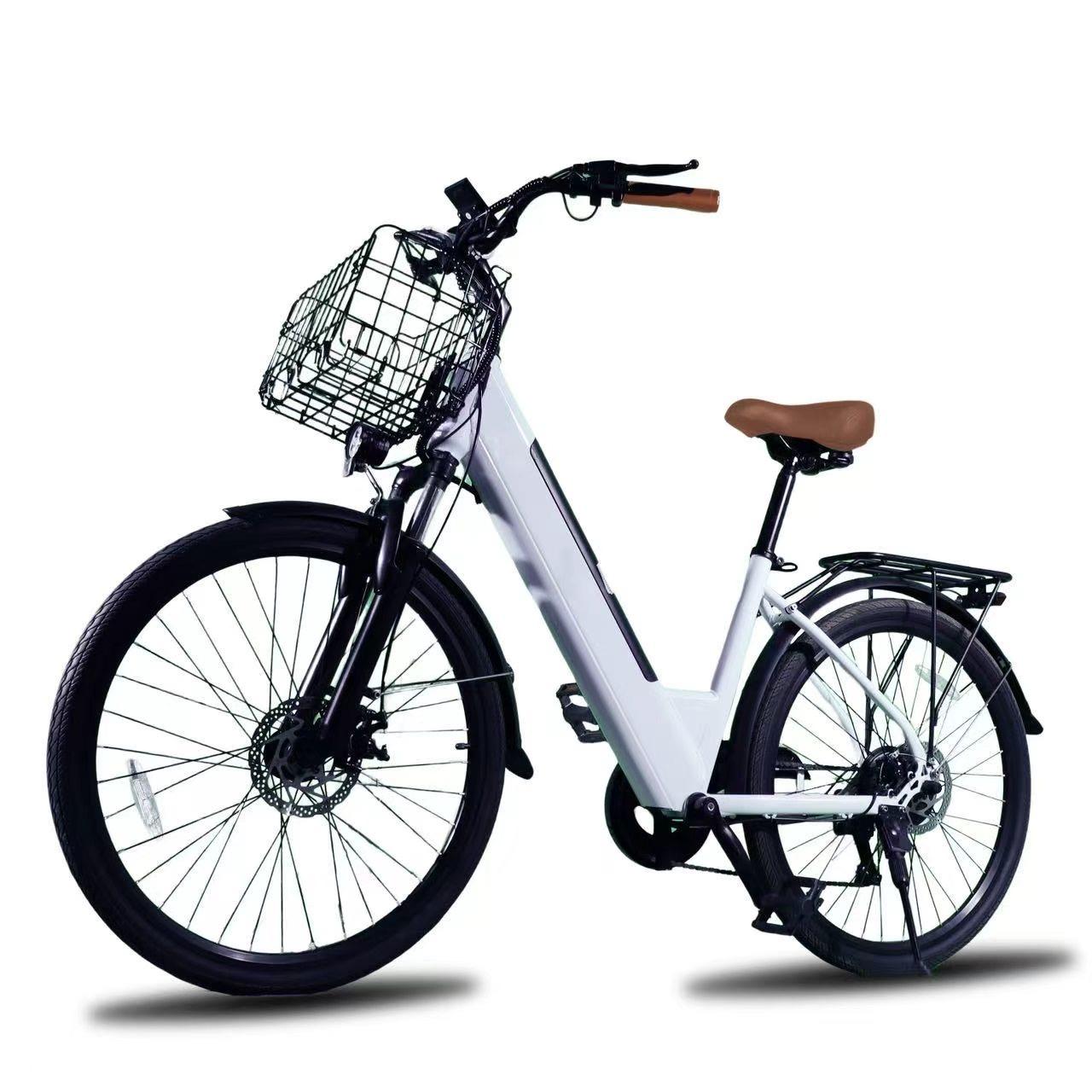 CCK Electrix CS20 Elektrische City E-Bike 27.5 Inch – Wit – Lage Instap